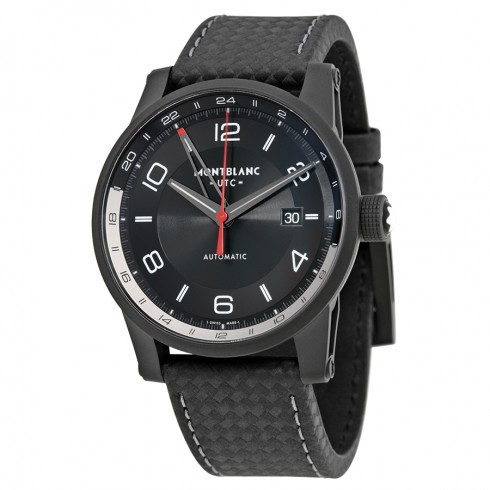 Montblanc Timewalker Urban Automatic Black Dial Black Leather Men's Watch 113876 watches