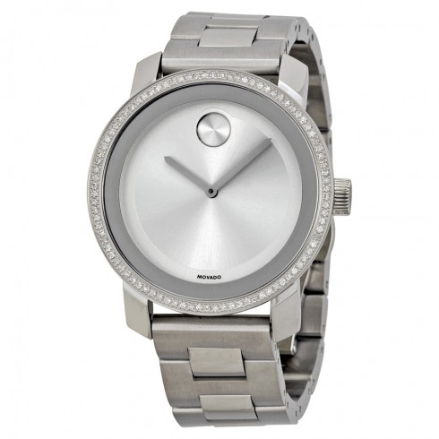 Movado Bold Diamond Silver Dial Stainless Steel Ladies Watch 3600149 watches