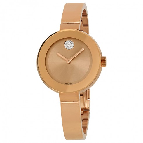 Movado Bold Rose Dial Rose Gold Ion-plated Ladies Watch 3600202 watches