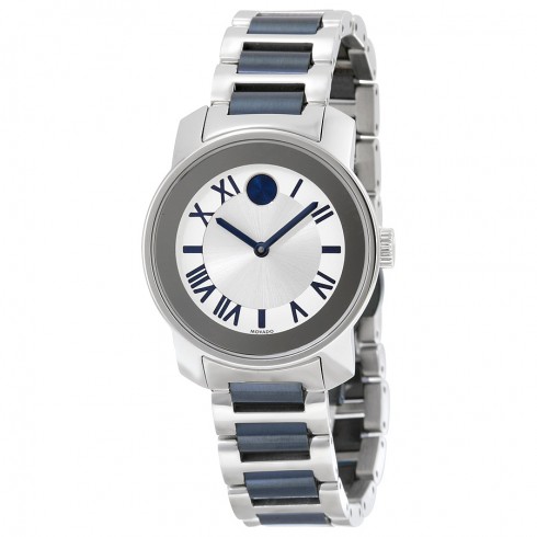 Movado Bold Silver Dial Two Tone Ladies Watch 3600354 watches