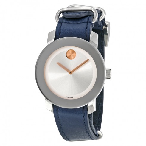 Movado Bold Silver-toned Sunray Dial Ladies Watch 3600362 watches