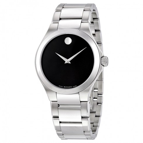 Movado Defio Black Dial Men's Stainless Steel Watch 0606333 watches