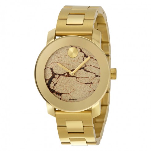 Movado Gold Metallic Museum Dial Yellow Gold Ion-Plated Stainless Steel Unisex Watch 3600346 watches