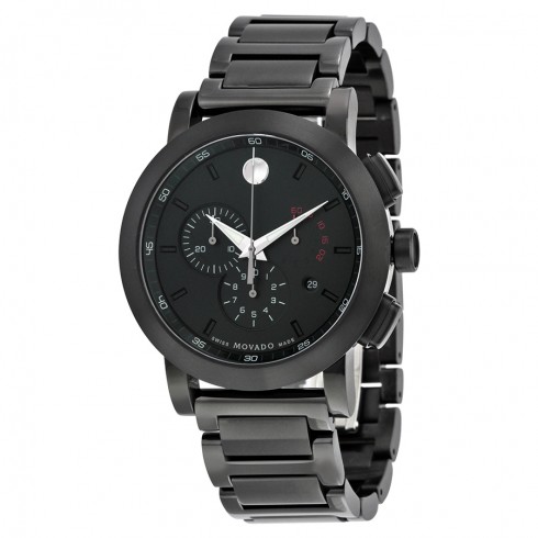 Movado Museum Sport Black Dial Men's Chronograph Watch 0607001 watches