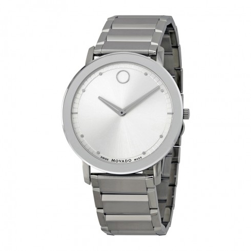 Movado Sapphire Steel Bracelet Men's Watch 0606881 watches
