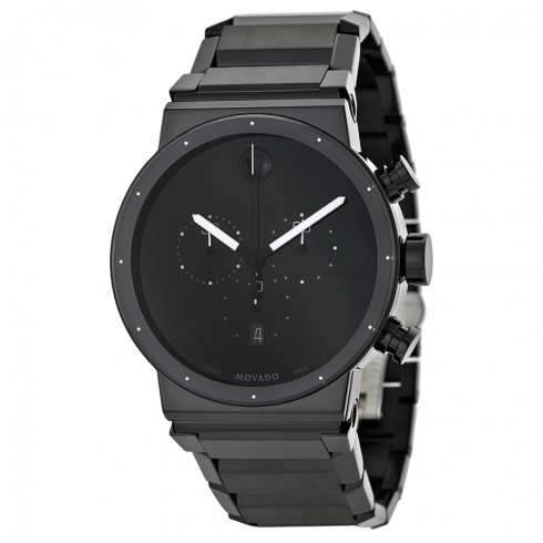 Movado Sapphire Synergy Black Dial Men's Watch 0606801 watches