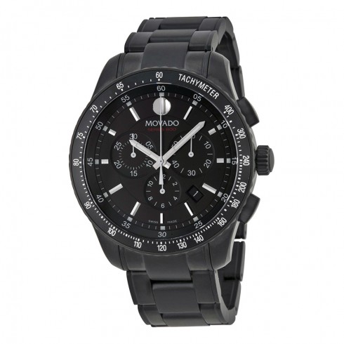 Movado Series 800 Chronograph Black PVD Stainless Steel Men's Watch 2600107 watches