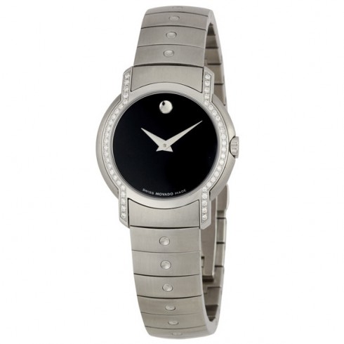 Movado SL Steel Diamond Ladies Watch 0605705 watches