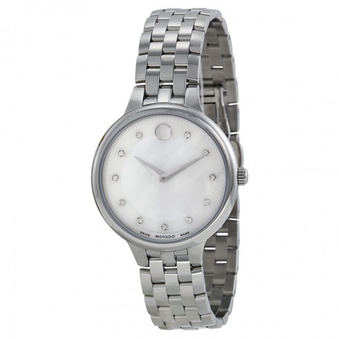 Movado Trevi Mother of Pearl Dial Stainless Steel Ladies Watch 0606810 watches