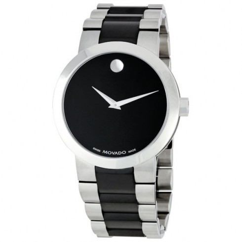 Movado Vertido Black PVD and Stainless Steel Men's Watch 0606373 watches