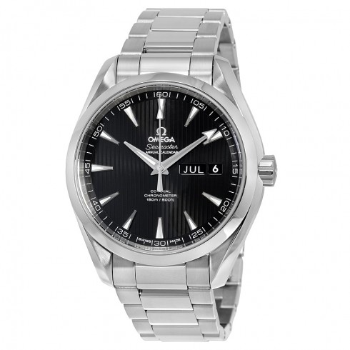 Omega Aqua Terra Annual Calendar Automatic Black Dial Stainless Steel Men's Watch 231.10.43.22.01.002 watches