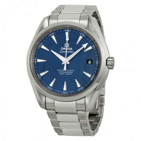 Omega Aqua Terra Automatic Blue Dial Stainless Steel Watch 3110422103003 watches