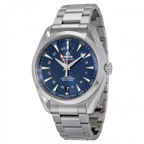 Omega Aqua Terra Blue Dial Stainless Steel Men's Watch 23110432203001 watches