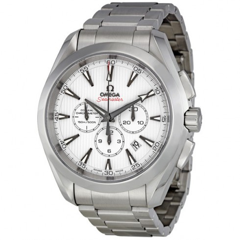 Omega Aqua Terra Silver Dial Chronograph Automatic Men's Watch 23110445004001 watches