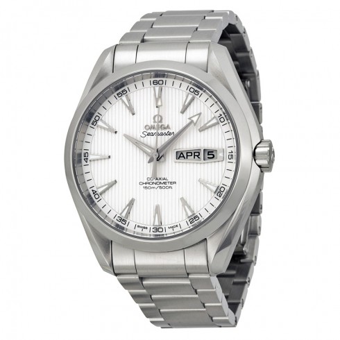 Omega Aqua Terra Silver Dial Stainless Steel Automatic Men's Watch 23110432202001 watches