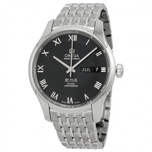 Omega Black Dial Stainless Steel Automatic Men's Watch 43110412201001 watches