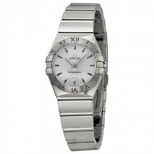 Omega Constellation 09 Silver Dial Stainless Steel Ladies Watch 123.10.24.60.02.002 watches