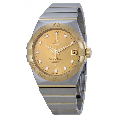 Omega Constellation Automatic Champagne Dial Men's Watch 12320382158001 watches