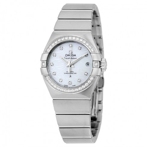 Omega Constellation Mother Of Pearl Dial Stainless Steel Automatic Ladies Watch 12315272055003 watches