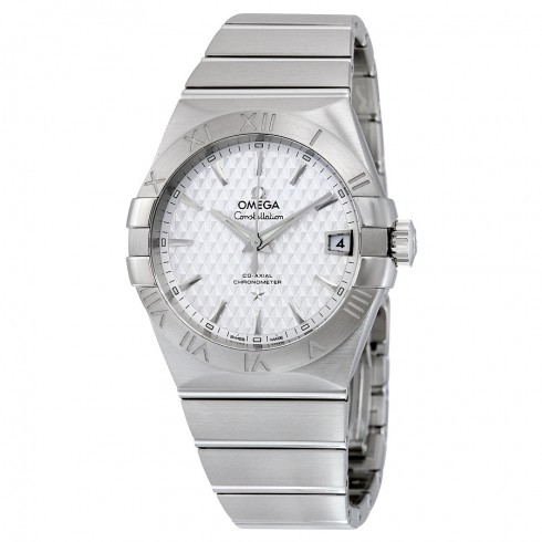 Omega Constellation Silver Dial Stainless Steel Automatic Men's Watch 123.10.38.21.02.003 watches