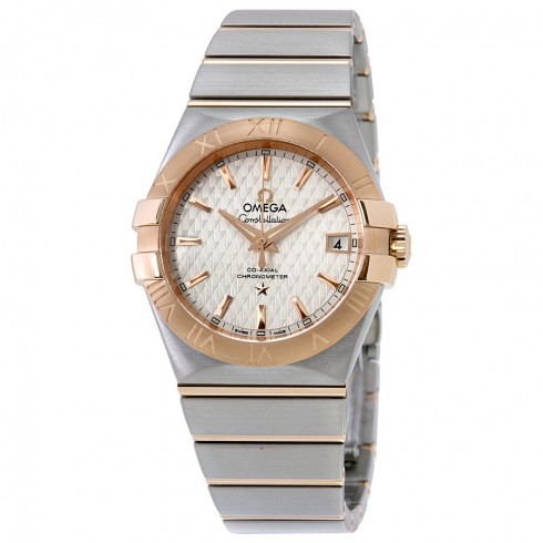 Omega Constellation Automatic Silver Dial Two-tone Stainless Steel Men's Watch 123.20.35.20.02.005 watches
