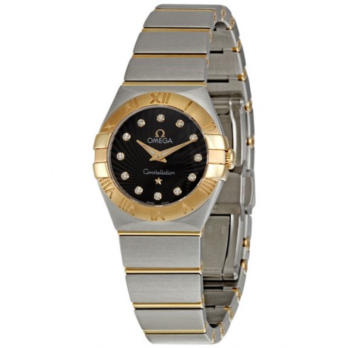 Omega Constellation Brown Diamond Dial Ladies Watch 123.20.24.60.63.001 watches