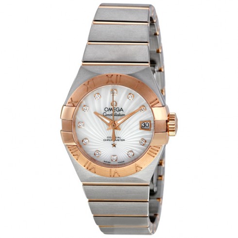 Omega Constellation Brushed Chronometer Ladies Watch 123.20.27.20.55.001 watches