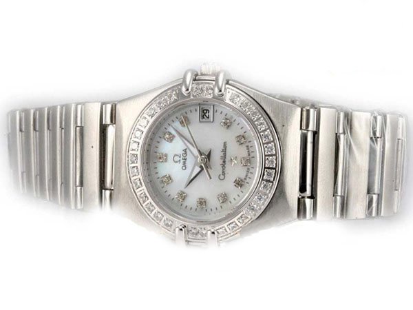 Omega Constellation Chronometer 123.57.35.20.55.005 Round Quartz Womens Watch watches