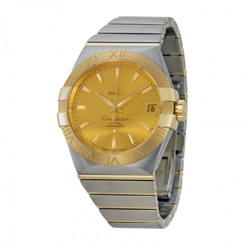 Omega Constellation Chronometer Automatic Champagne Dial Men's Watch 12320382108001 watches