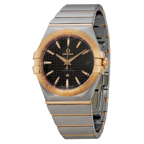 Omega Constellation Chronometer Automatic Steel and Rose Gold Men's Watch 12320352001001 watches