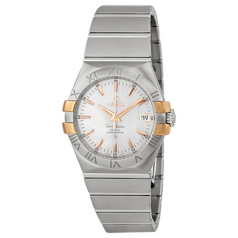 Omega Constellation Co-Axial Silver Dial Stainless Steel 35 mm Watch 12320352002003 watches