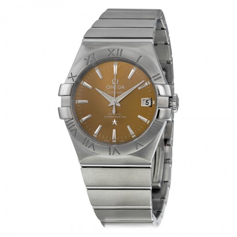 Omega Constellation Co-Axial Bronze Dial 35 mm Men's Watch 123.10.35.20.10.001 watches