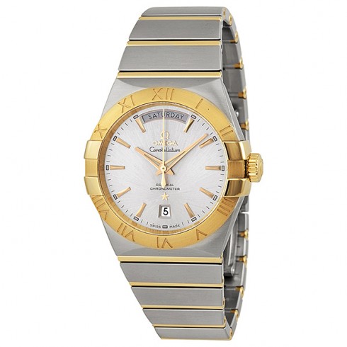 Omega Constellation Day Silver Dial Gold and Steel Men's Watch 12320382202002 watches