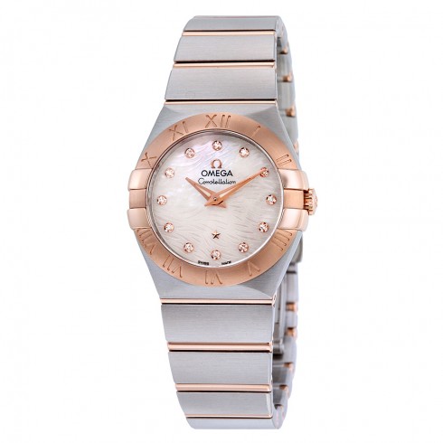 Omega Constellation Mother Of Pearl Dial Quartz Ladies Watch 123.20.27.60.55.007 watches