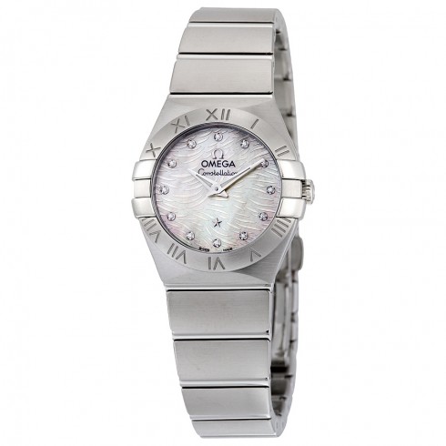 Omega Constellation Mother Of Pearl Dial Stainless Steel Quartz Ladies Watch 12310246055004 watches