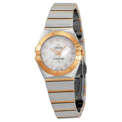 Omega Constellation Rose Gold Ladies Watch 12320246055003 watches