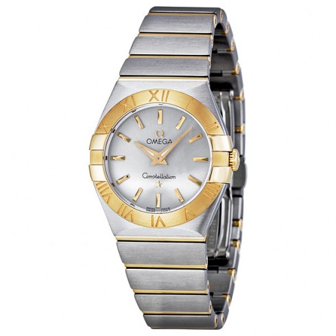 Omega Constellation Silver Dial Stainless Steel Ladies Watch 12320276002002 watches