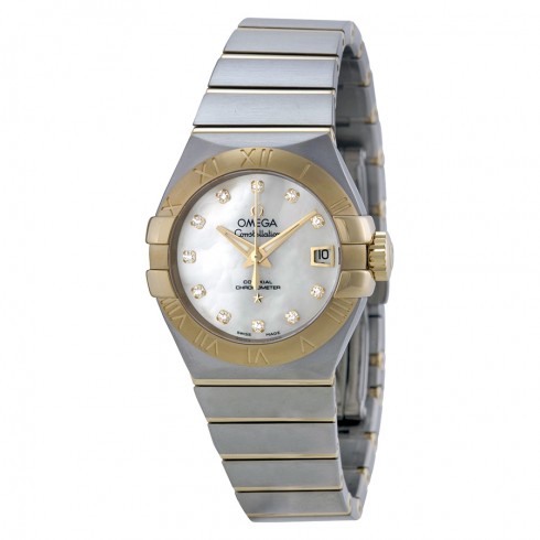 Omega Constellation White Mother of Pearl Dial Ladies Watch 12320272055003 watches