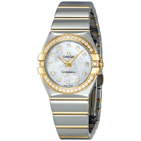 Omega Constellation White Mother of Pearl Dial Stainless Steel Mens Watch 12325276055007 watches