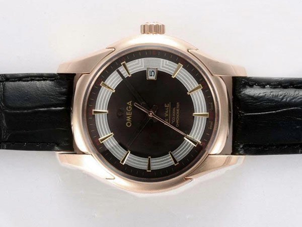 Omega De Ville Co-Axial Chronometer 431.63.41.21.02.001 Round Automatic Black Dial Watch watches