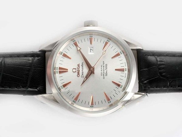 Omega De Ville Co-Axial Chronometer 4631.31.31 Midsize Round Black Cow Leather Strap Watch watches