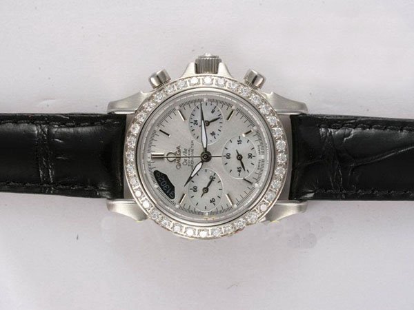Omega De Ville CO-Axial Chronoscope 4850.30.37 Quartz Chronograph 31mm White Dial Watch watches