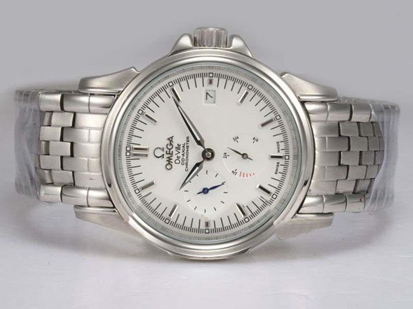 Omega De Ville Co-Axial Power Reserve 4532.31.00 Midsize White Stainless Steel Strap 38mm Watch watches