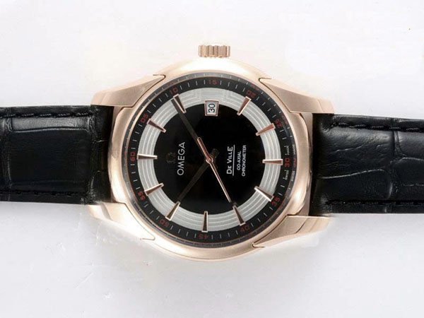 Omega De Ville Hour Vision 431.33.41.21.01.001 Black Dial Automatic Round Watch watches