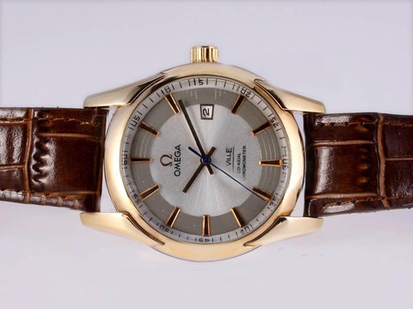 Omega De Ville Hour Vision 431.63.41.21.02.001 Round Grey Dial Watch watches