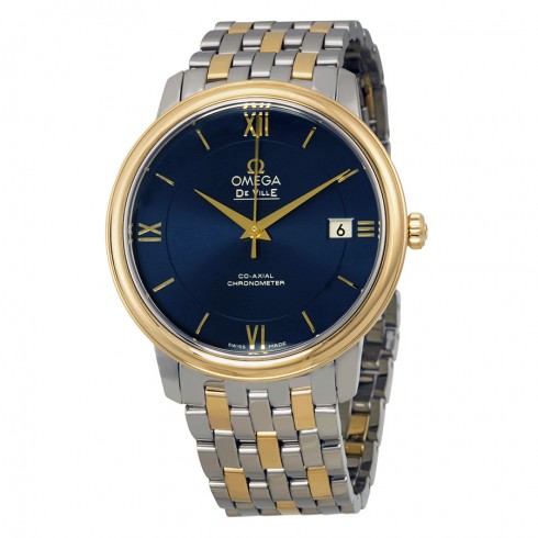 Omega De Ville Prestige Co-Axial Blue Dial Men's Watch 424.20.37.20.03.001 watches