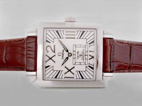 Omega De Ville X2 Big Date 7813.30.39 Stainless Steel Case White Dial Stainless Steel Bezel Watch watches