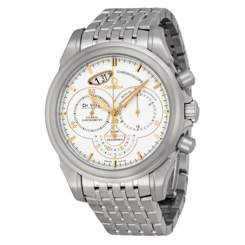 Omega DeVille Chronoscope Automatic White Dial Men's Watch 422.10.41.50.04.001 watches