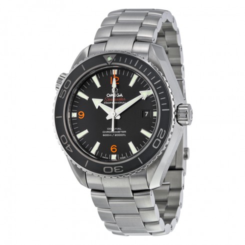 Omega Plant Ocean Big Size Black Dial Automatic Stainless Steel Men's Watch 23230462101003 watches