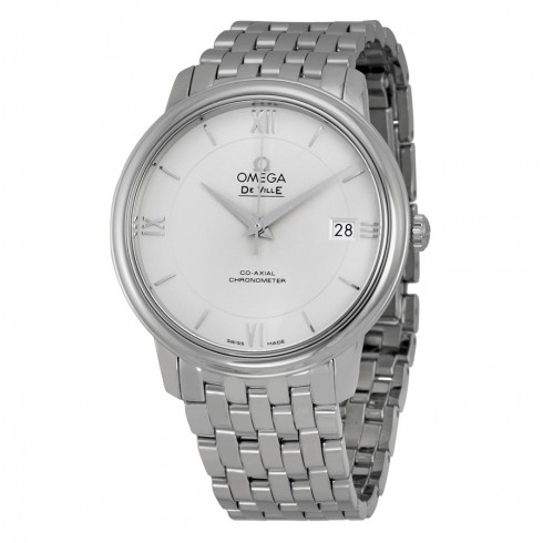 Omega Prestige Co-Axial Automatic Silver Dial Stainless Steel Men's Watch 424.10.37.20.02.001 watches